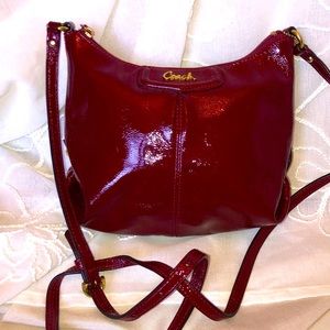 Coach Dark red mini bag
